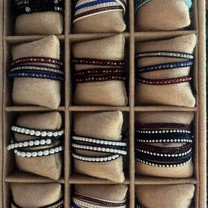 Multi-Color Beaded Wrap Bracelets